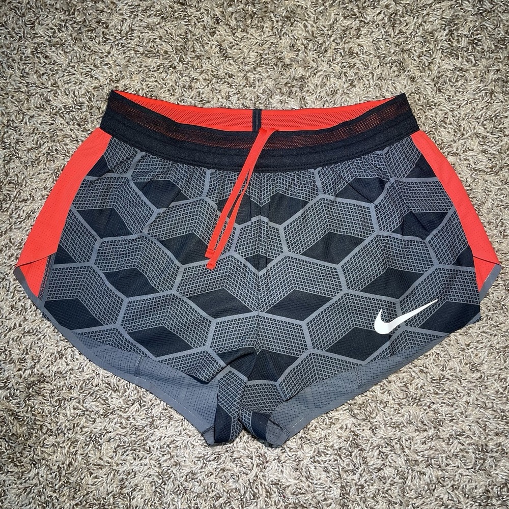 Nike Womens Pro Elite Team Kenya Running Shorts Size Medium Black Red CT3891 NEW